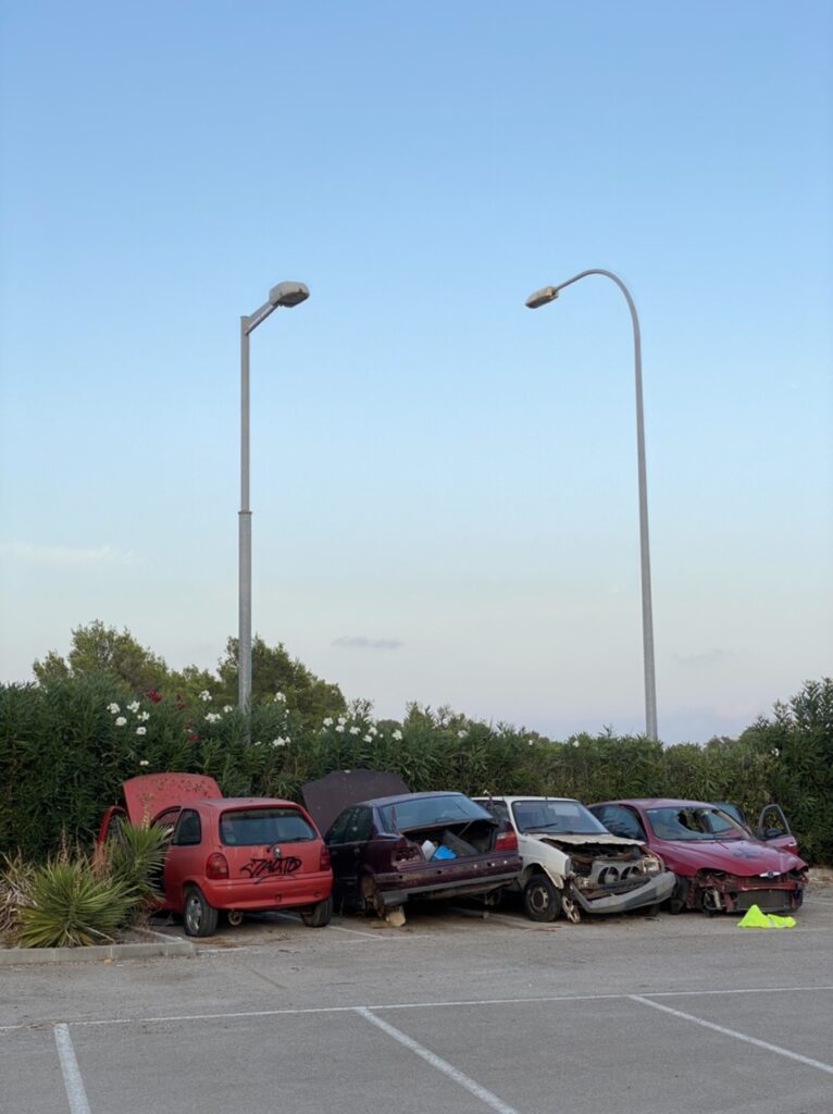 Parkeringspladsen ved Es Fogueró